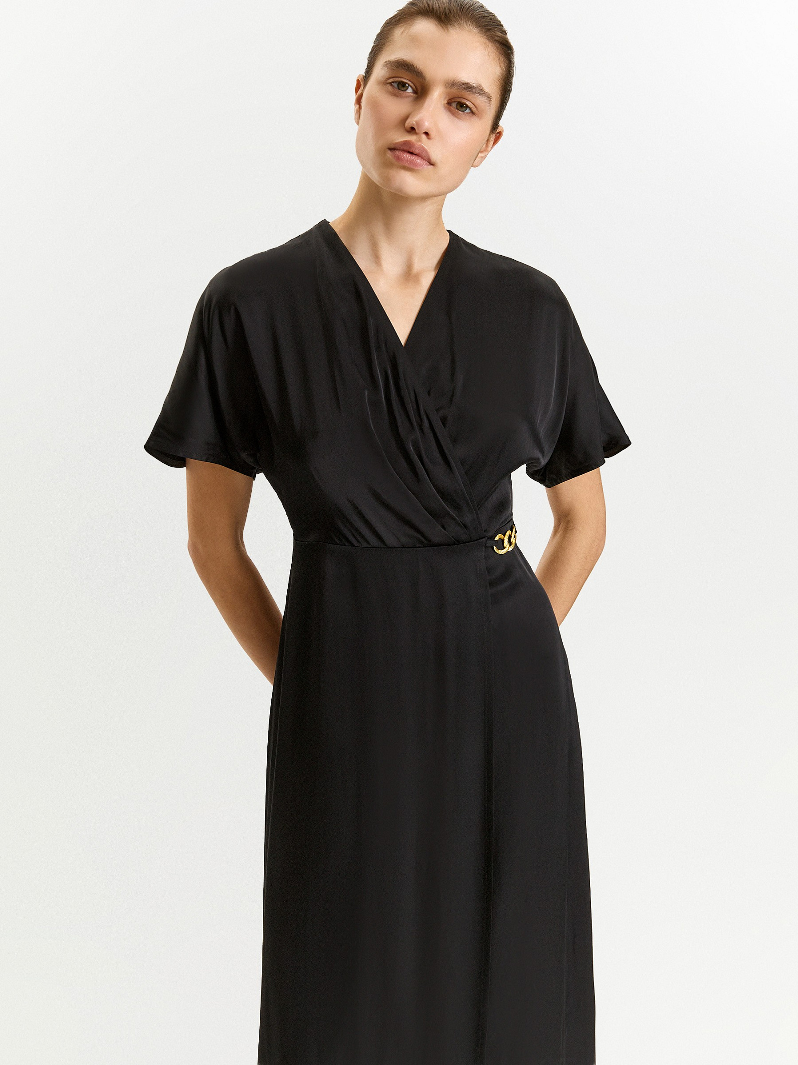 Платье макси из 100% вискозы